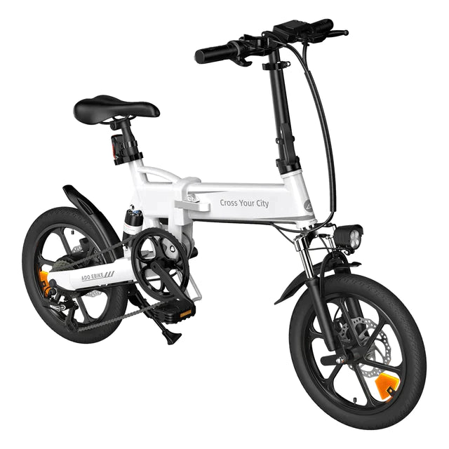 ADO A16+ Foldable 250W Electric Bike - Pogo cycles UK -cycle to work scheme available
