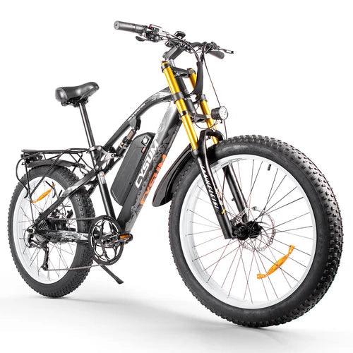 CYSUM M900 Electric Bike - Black-Blue - Pogo cycles UK -cycle to work scheme available