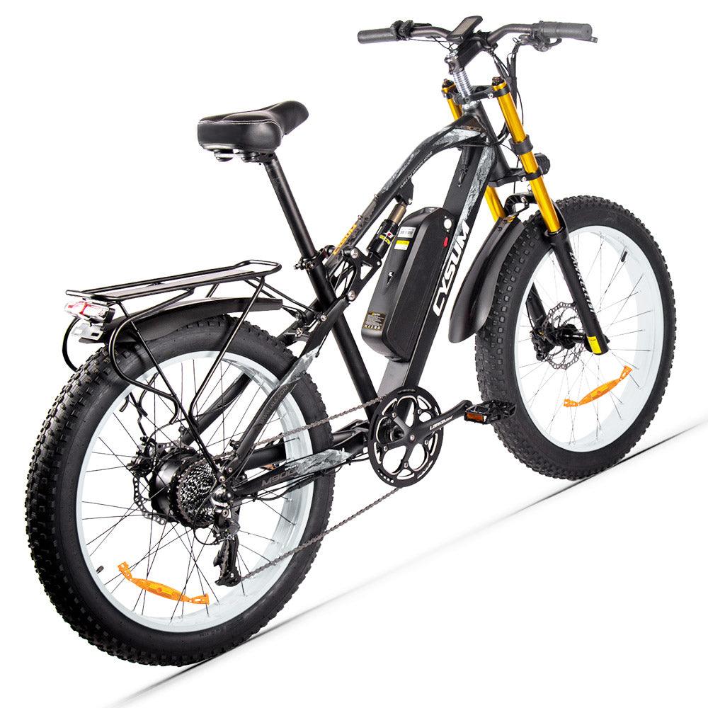 CYSUM M900 Electric Bike - Black-Green - Pogo cycles UK -cycle to work scheme available