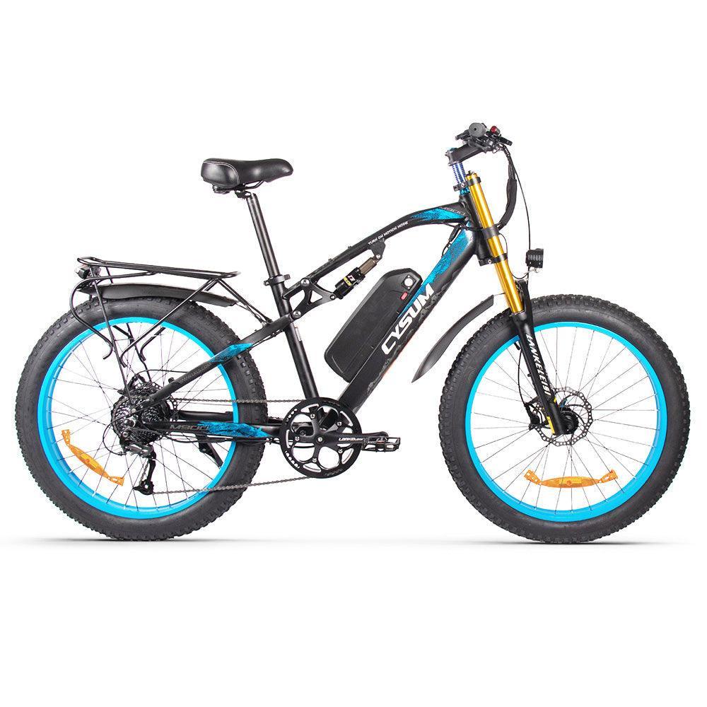CYSUM M900 Electric Bike - Pure Black - Pogo cycles UK -cycle to work scheme available