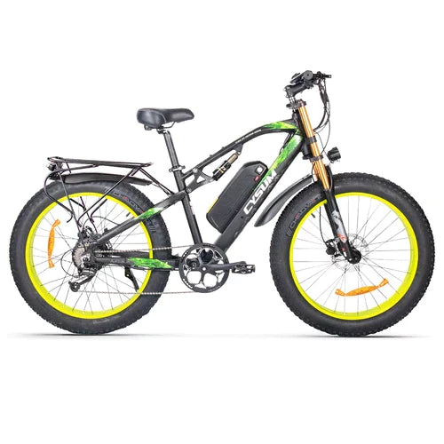 CYSUM M900 Electric Bike - Pure Black - Pogo cycles UK -cycle to work scheme available