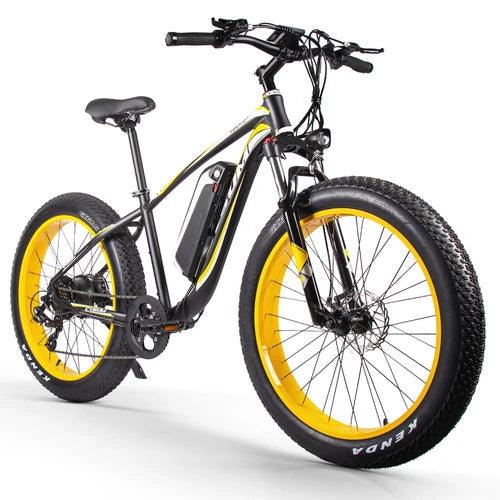 CYSUM M980 Electric Bike - Black-Green - Pogo cycles UK -cycle to work scheme available