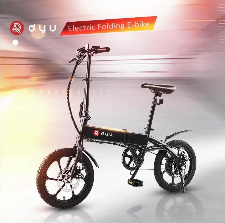 DYU A1F Upgraded Folding Electric Bike - Pogo cycles UK -cycle to work scheme available