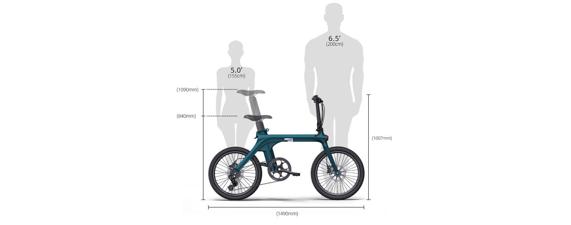 FIIDO X upgraded v2 Folding 350W Electric Bike - Pogo cycles UK -cycle to work scheme available