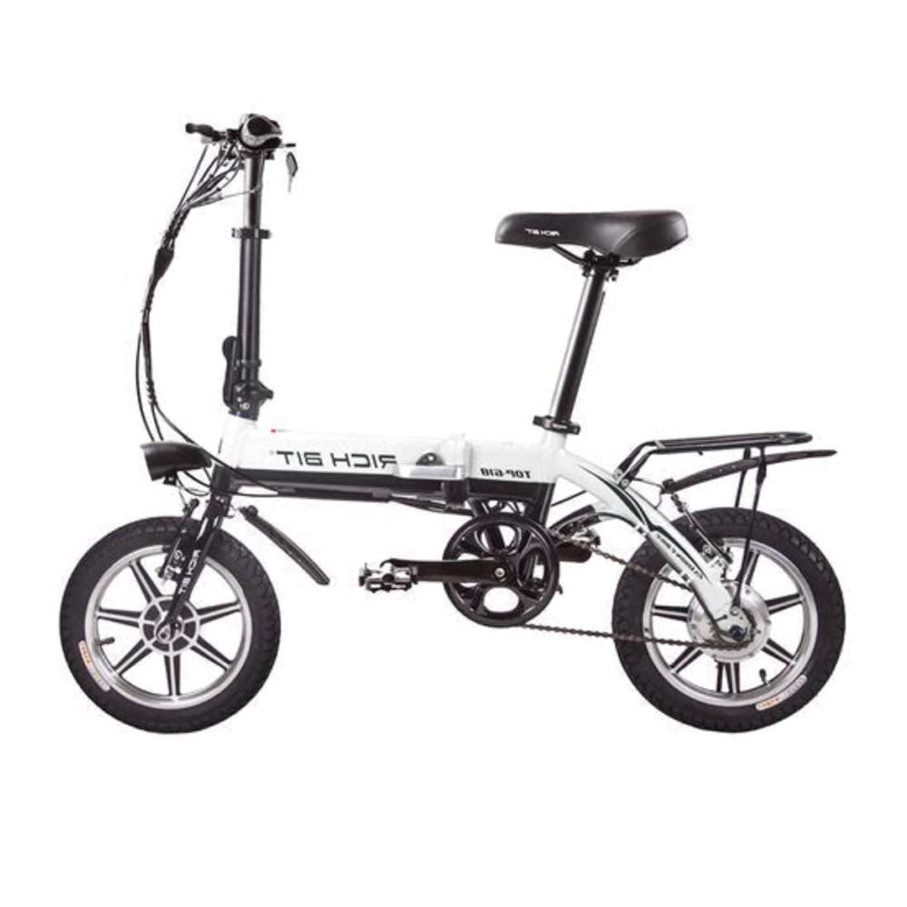 Rich Bit TOP 618 Folding City E-bike - White - Pogo cycles UK -cycle to work scheme available